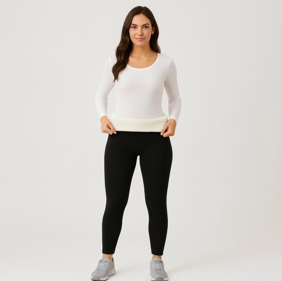 Selora | Kuschelige Thermo-Leggings mit Sherpa-Futter für Damen