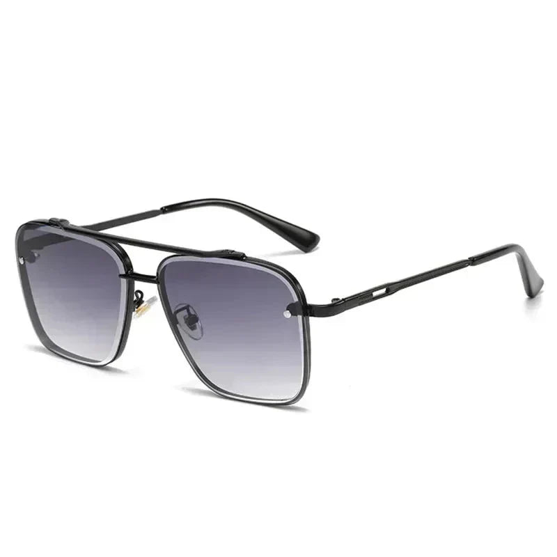 Stylische Herren Sonnenbrillen im quadratischen Pilotenstil