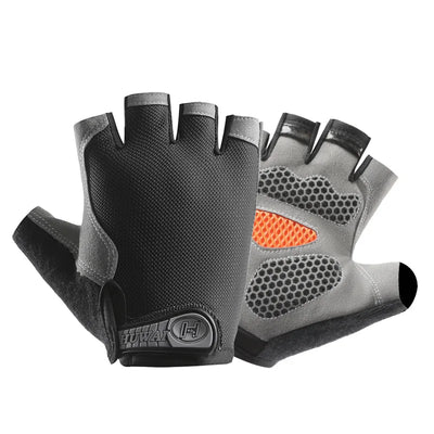 Avelena | Atmungsaktive Halb-Finger Radfahren & Fitness Handschuhe - Rutschfestes Design