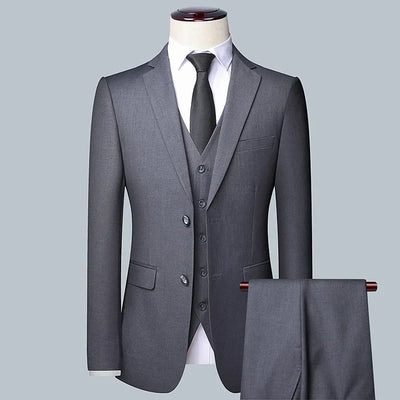 Herren Formell Elegant Hochzeitsgast Anzug Set | Dreiteiliges Set