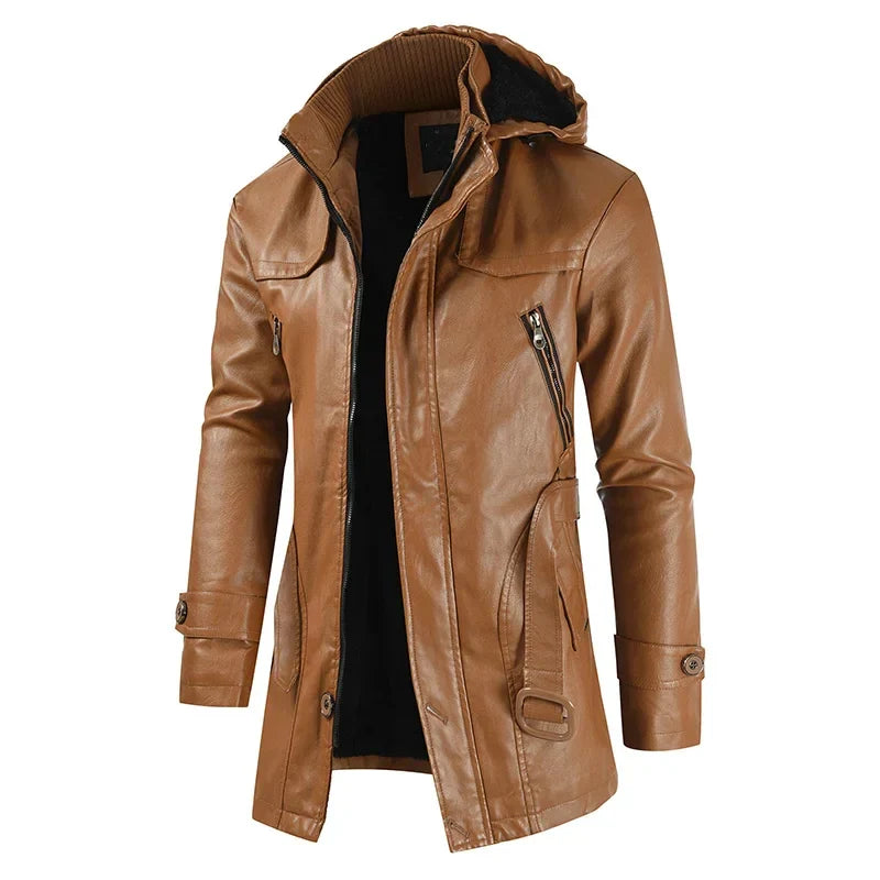 Zane™ Lange Lederjacke