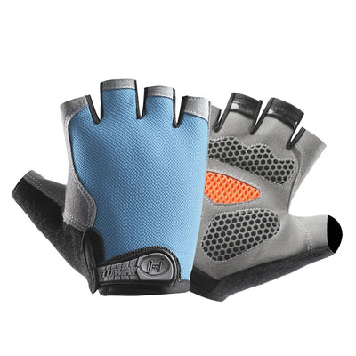 Avelena | Atmungsaktive Halb-Finger Radfahren & Fitness Handschuhe - Rutschfestes Design