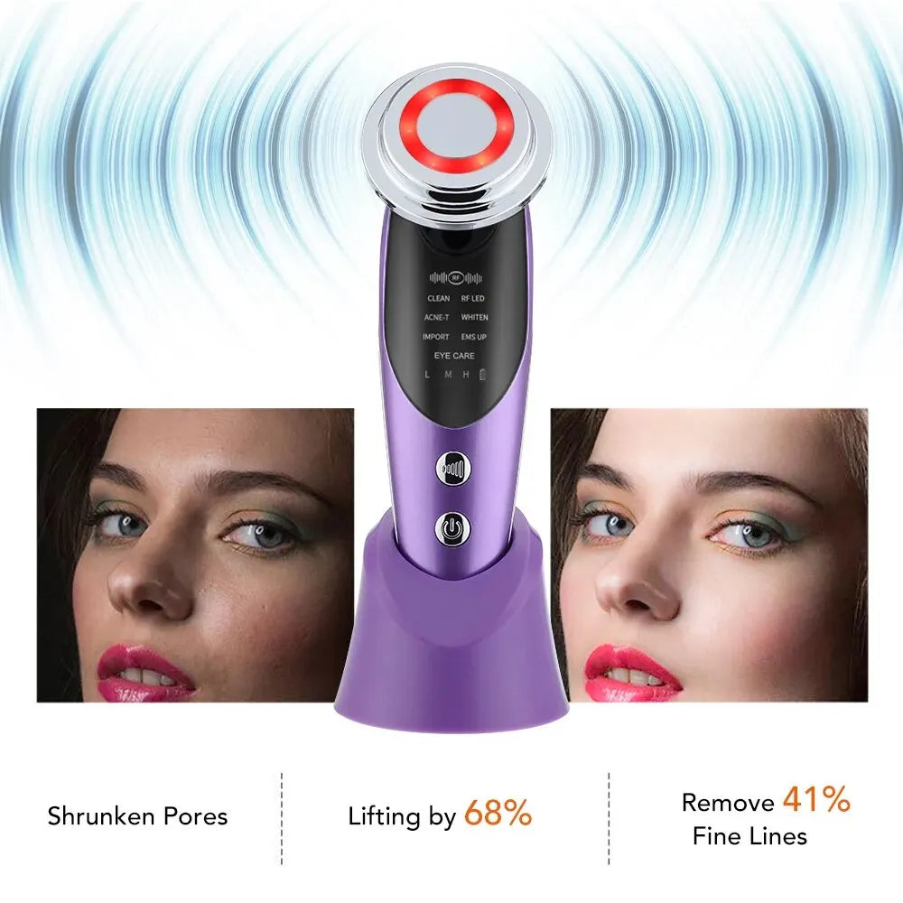 Avelena | 7-In-1 Ems Rf Gesichts-Massagegerät