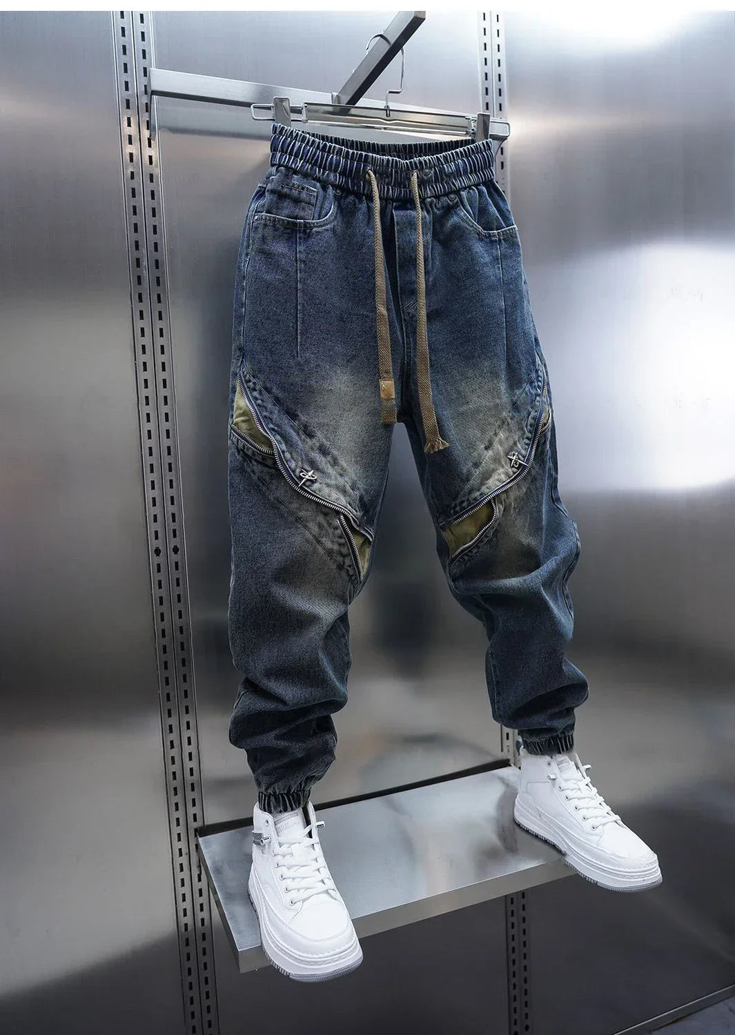 Ottavio™ - Trendige Baggy-Jeans mit Abnehmbarer Gürtel