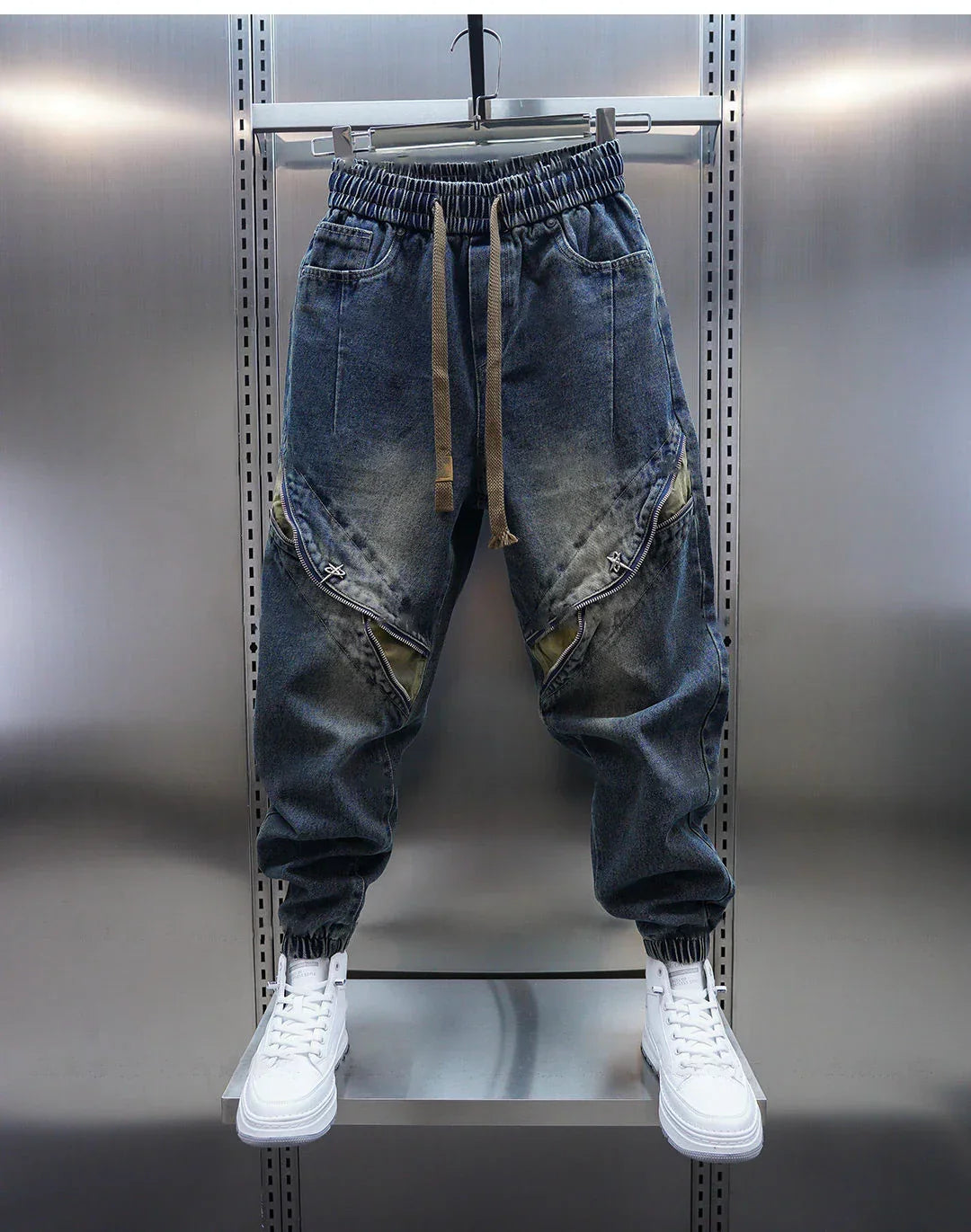 Ottavio™ - Trendige Baggy-Jeans mit Abnehmbarer Gürtel
