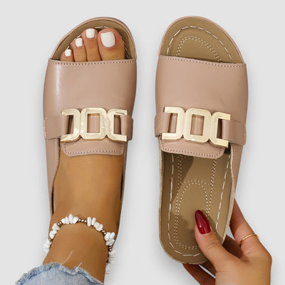 SensoLux | Elegante Damen Sandalen mit Komfort Keilabsatz