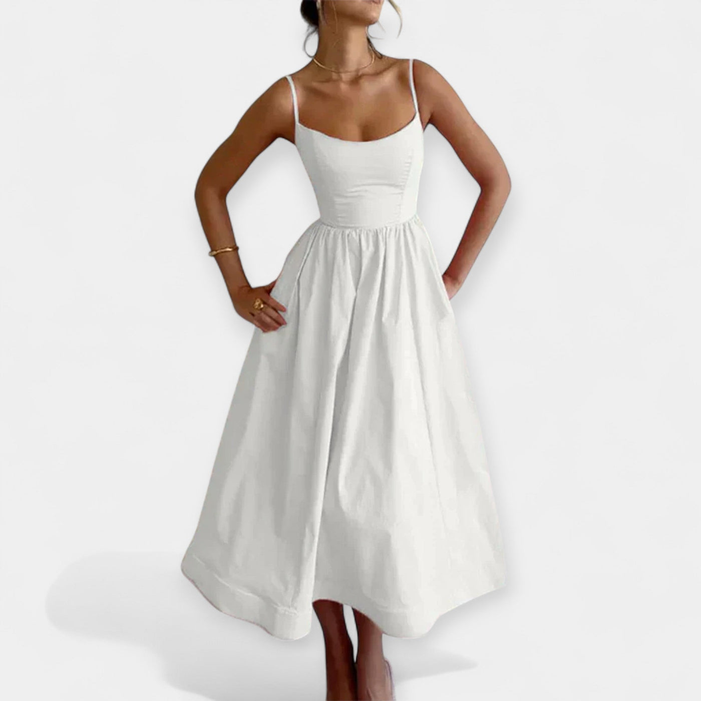 Shelley – Minikleid Mit Rundhalsausschnitt Und Trägern