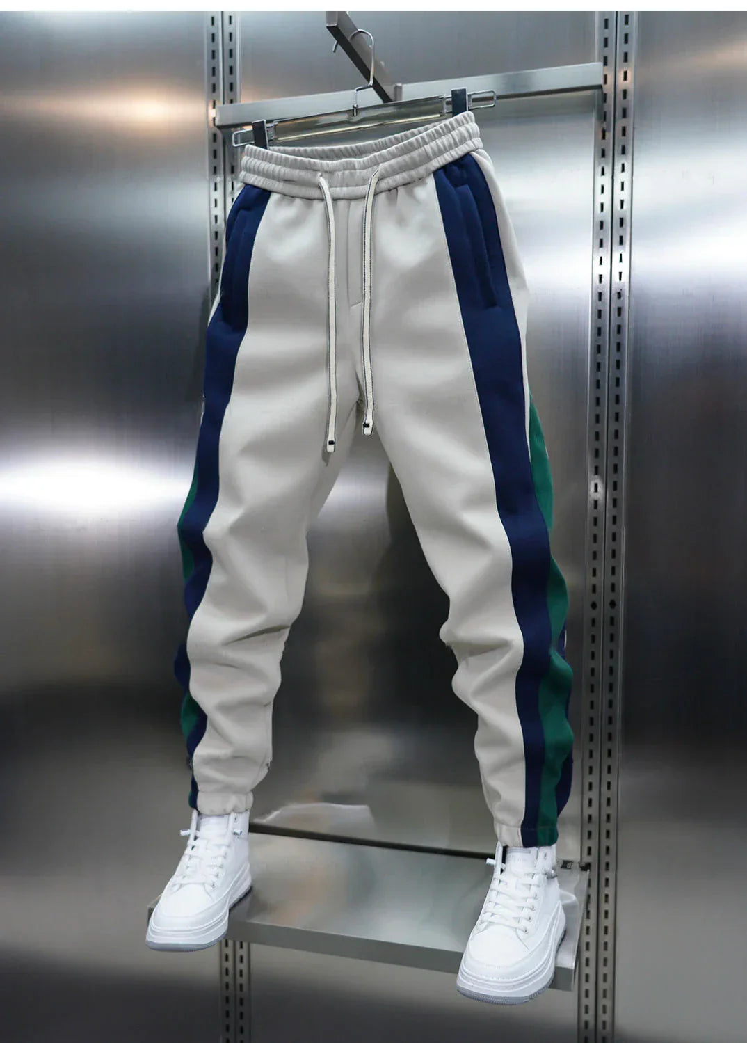 Moreno™ - Kontrastgestreifter Modische Hose für einen eleganten und trendigen Stil