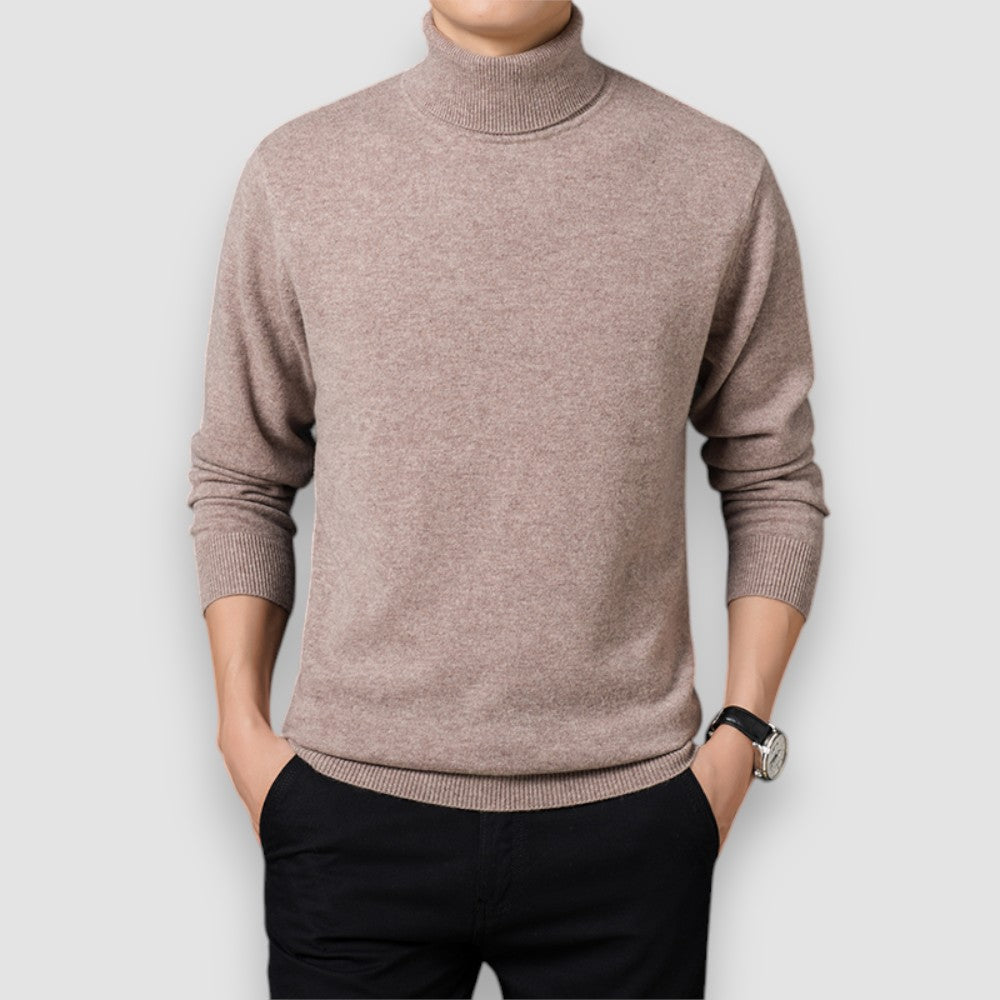 Lumier | High Collar Sweater