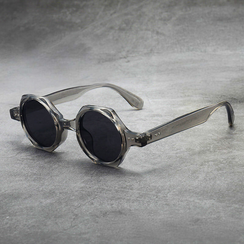 Achteckige Retro-Sylvesterbrille