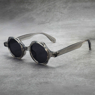 Achteckige Retro-Sylvesterbrille