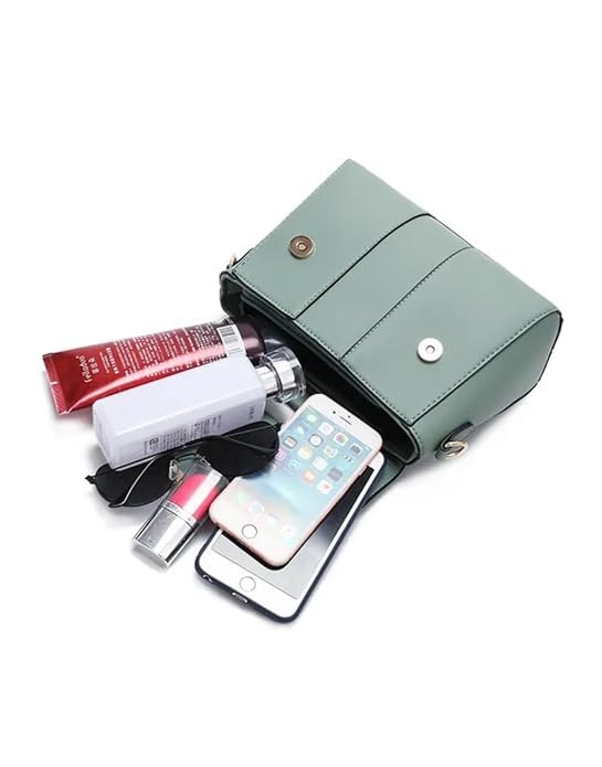 Ali - Schicke vegane Ledertasche mit Deckel