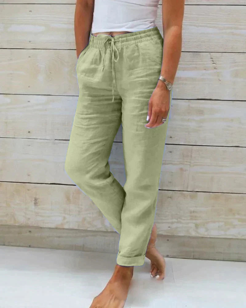 Alea - Damen Leinenhose