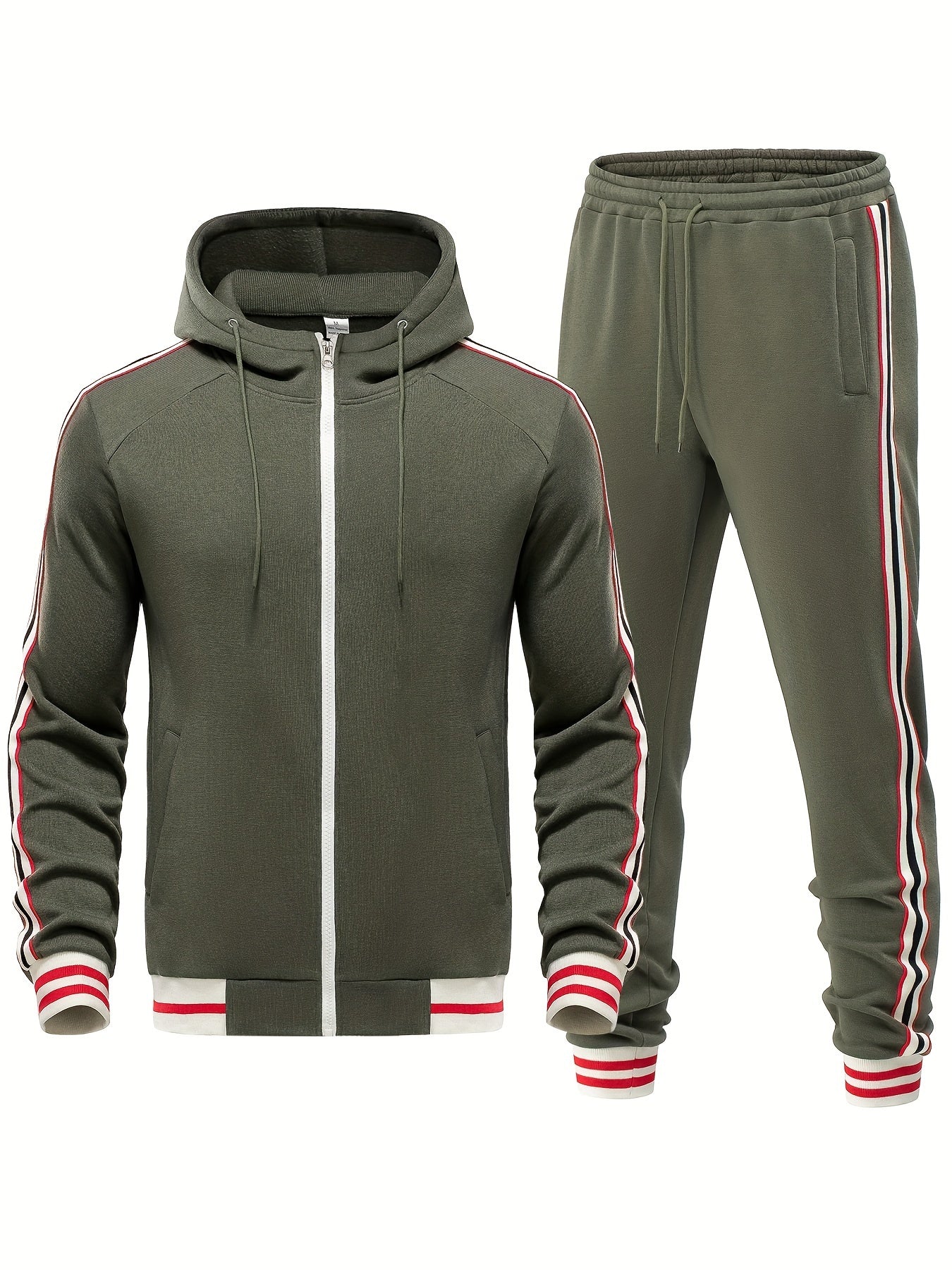 Stylischer Trainingsanzug mit Modernem Streifenlook