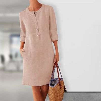 Luftiges Sommerkleid mit frischer Farbe – Nika