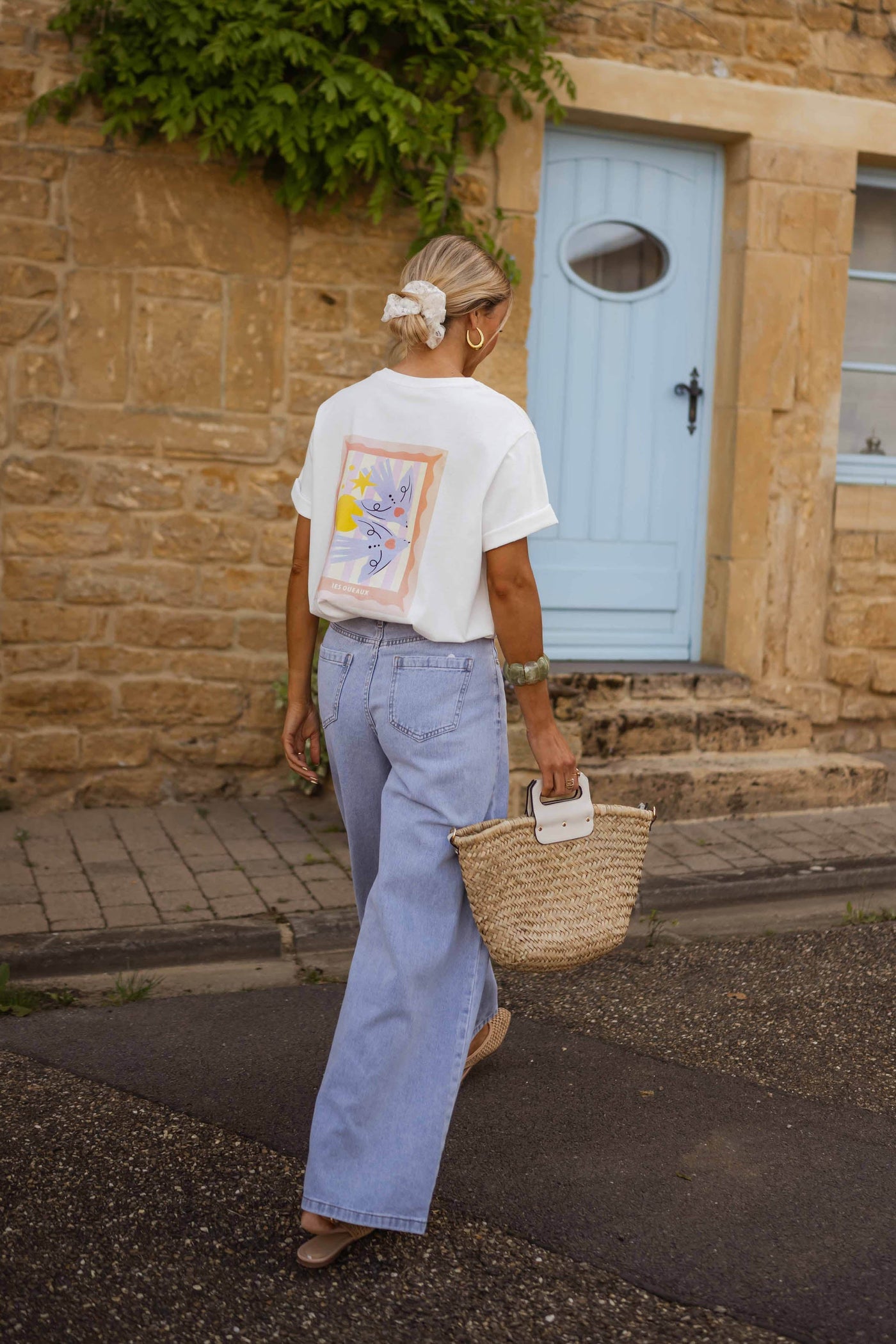 Jaycee | T-Shirt Vogel - ecru