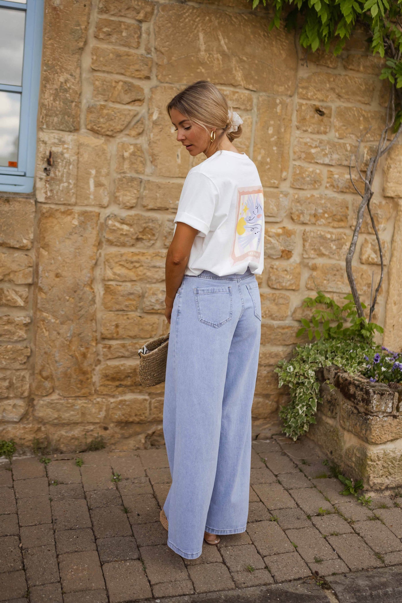 Jaycee | T-Shirt Vogel - ecru