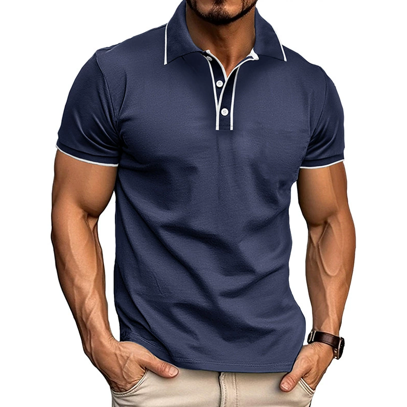 Klassisches Herren Poloshirt Kurzarm