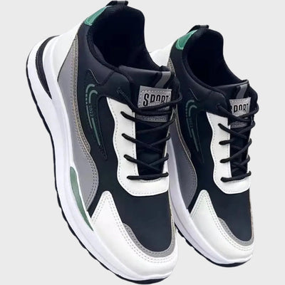 NetzRunner™ | Limited Edition Black White Green Mesh Sports Shoes
