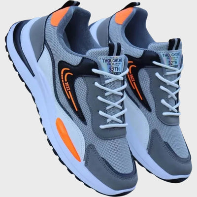 NetzRunner™ | Limited Edition Black White Green Mesh Sports Shoes