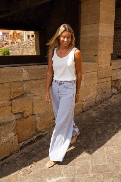 Bella | Top Bronx - weiß