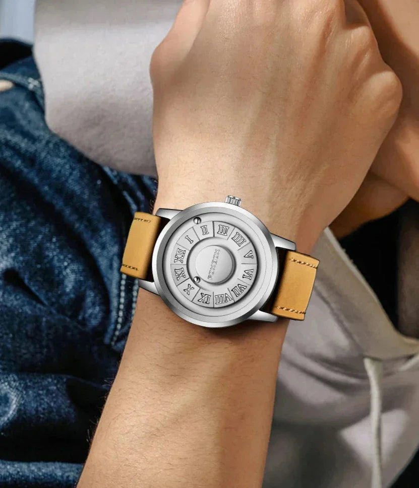 Elegante Herren Quarz-Armbanduhr