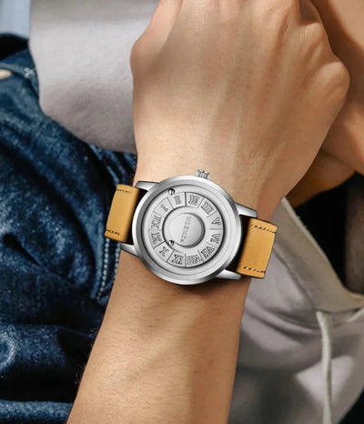 Elegante Herren Quarz-Armbanduhr