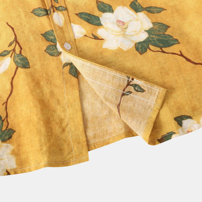 Luftiges Blumen Herren Freizeithemd