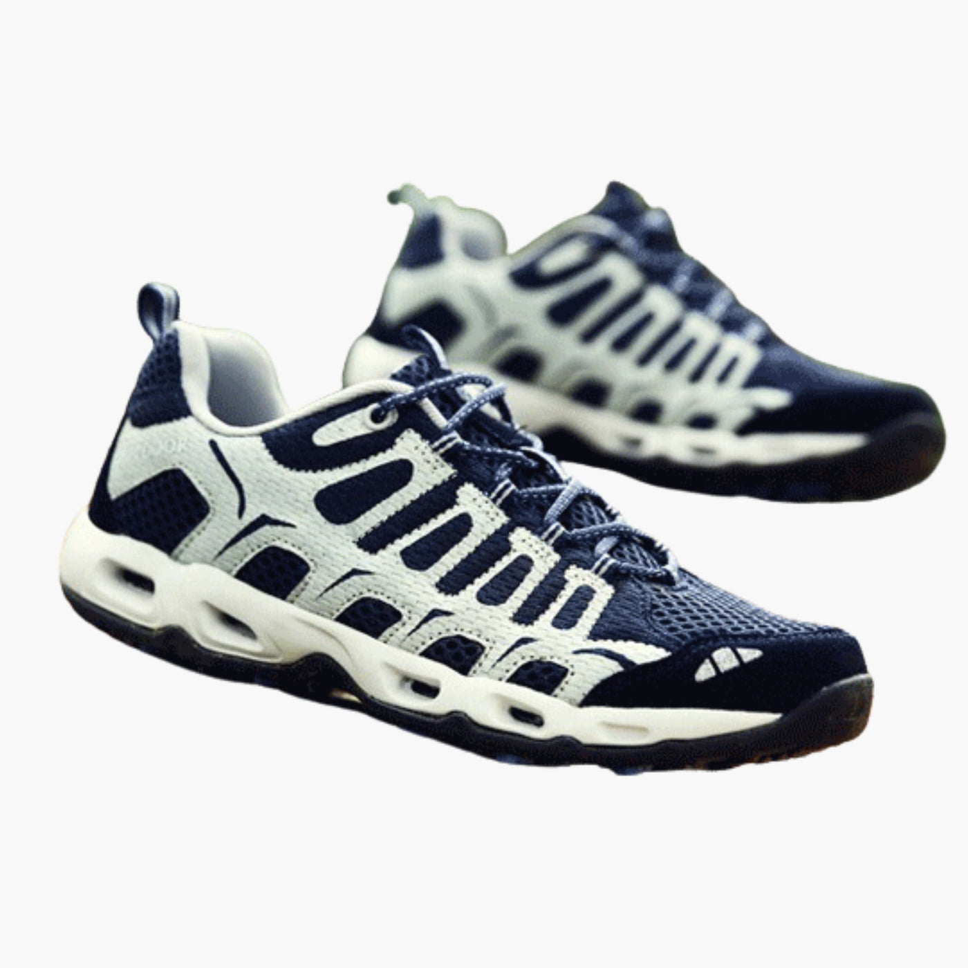 Unisex Trekking-Schuhe mit Schnürverschluss und profilierter Außensohle