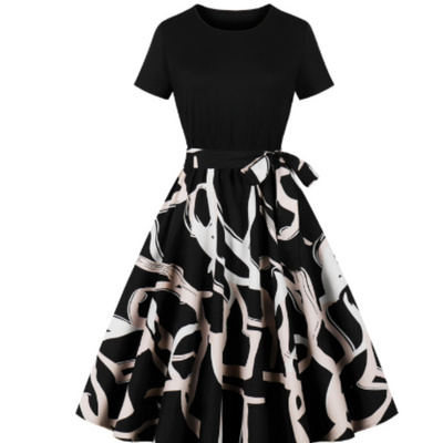 Nerys | Jahrgang Pünktchenkleid Für Damen