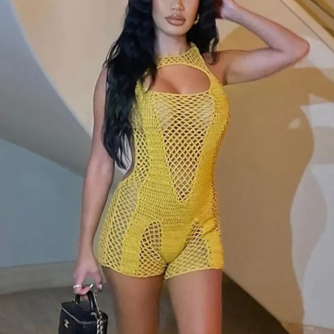 Bianca - Gebreide Playsuit Sexy & Trendy