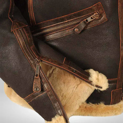 HUNTER™ Original Herren Leder Winterjacke