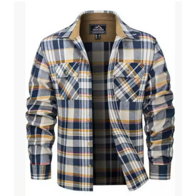 Herren Langarm Hemd | Kariert