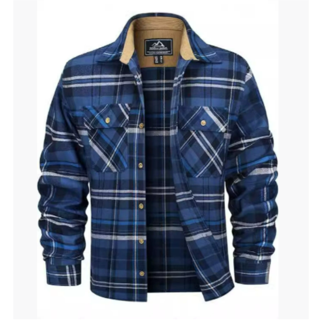 Herren Langarm Hemd | Kariert