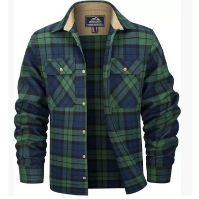 Herren Langarm Hemd | Kariert