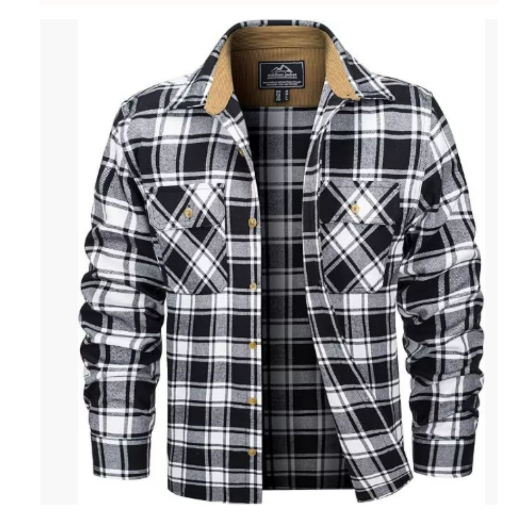 Herren Langarm Hemd | Kariert