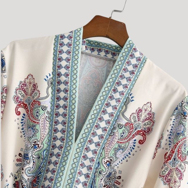 Islaith | Paisley Mini Damen Kleid