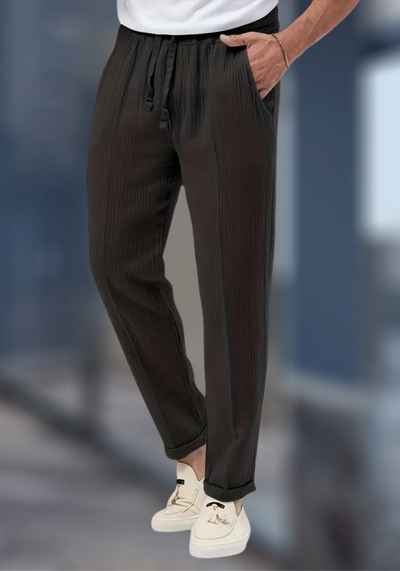Luftig lockere Leinenhose für Herren im loose Schnitt
