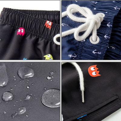 Trendige & Schnell trocknende Herren Badeshorts mit Taschen – Matteo