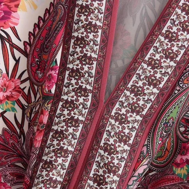 Islaith | Paisley Mini Damen Kleid