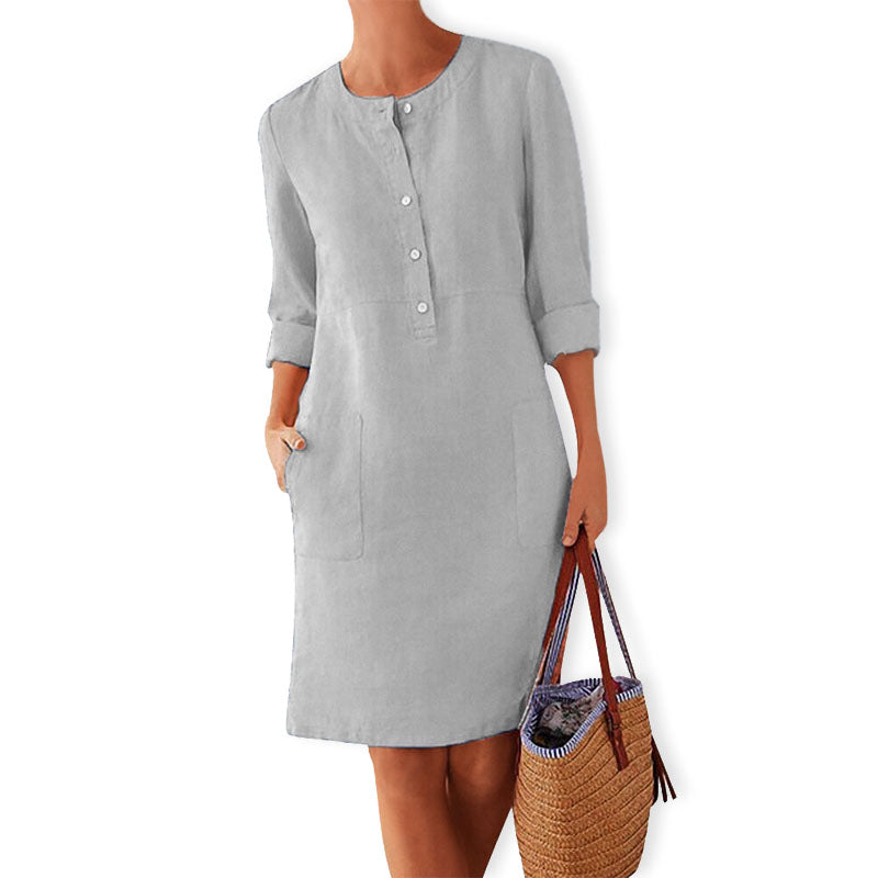 Luftiges Sommerkleid mit frischer Farbe – Nika