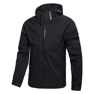 Herren Outdoor Hardshell Regenjacke Wasserdicht Atmungsaktiv