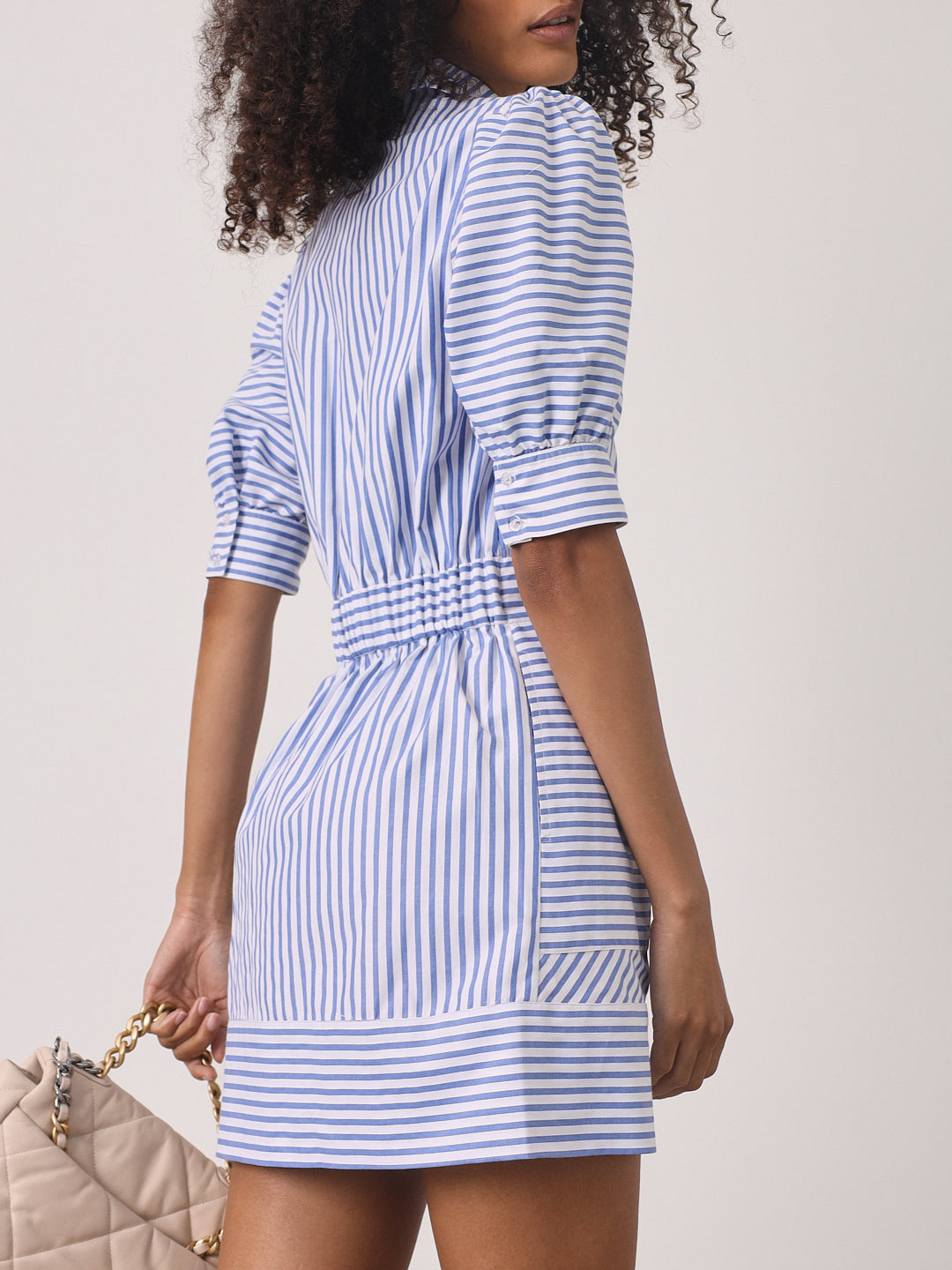 Liberty | Levante Streifenkleid | Blau & Weiß