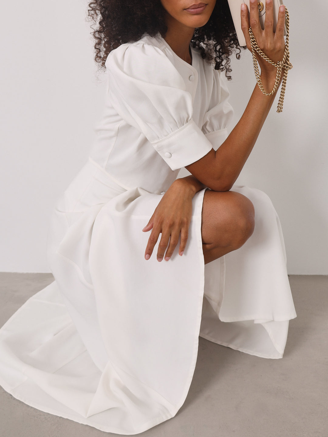 Wade | Lola Rüschennaht Traumrock | Weiß