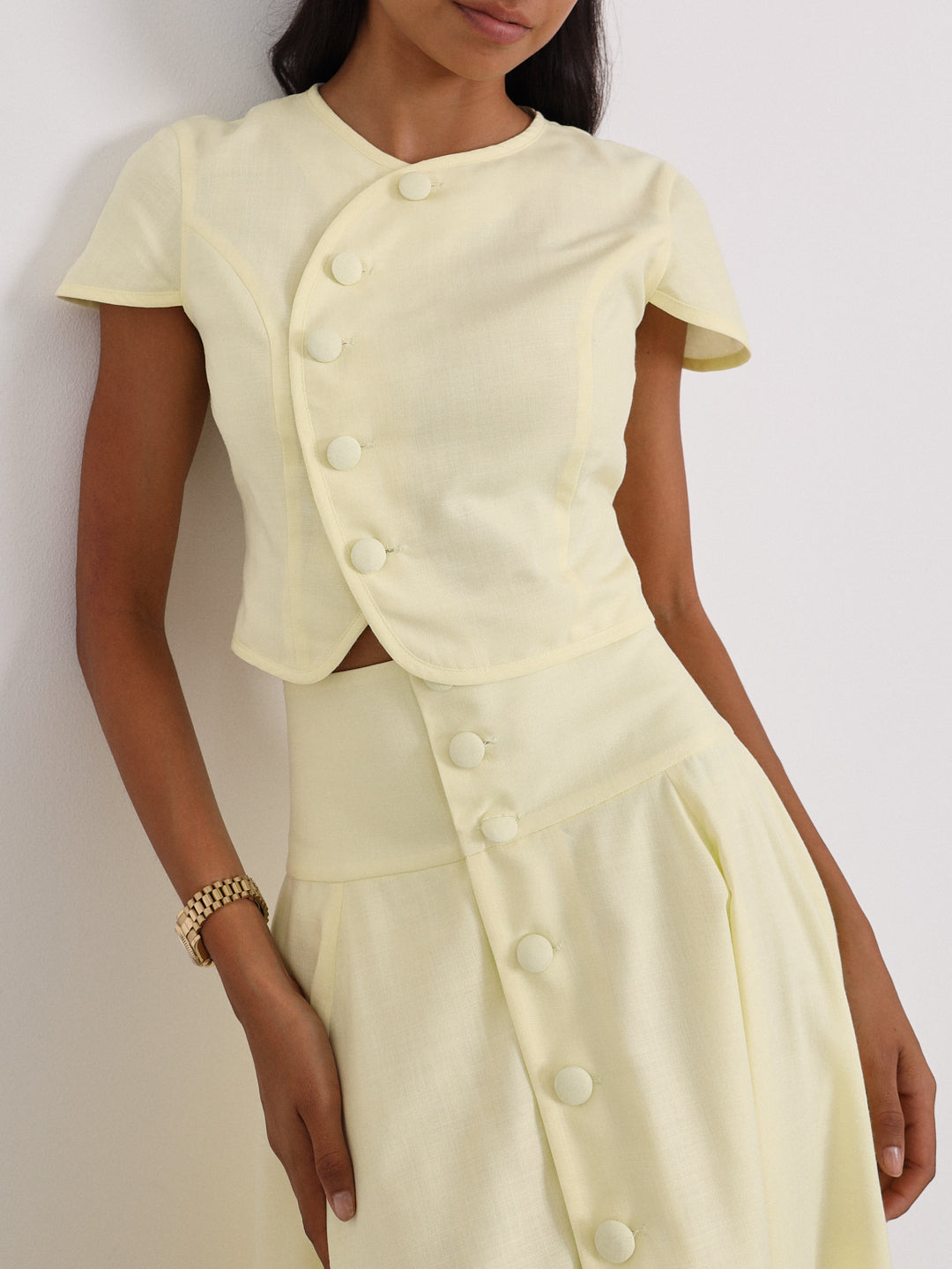 Willow | Rossala Knopfoberteil | Zitronensorbet