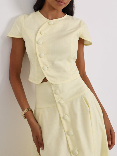 Willow | Rossala Knopfoberteil | Zitronensorbet