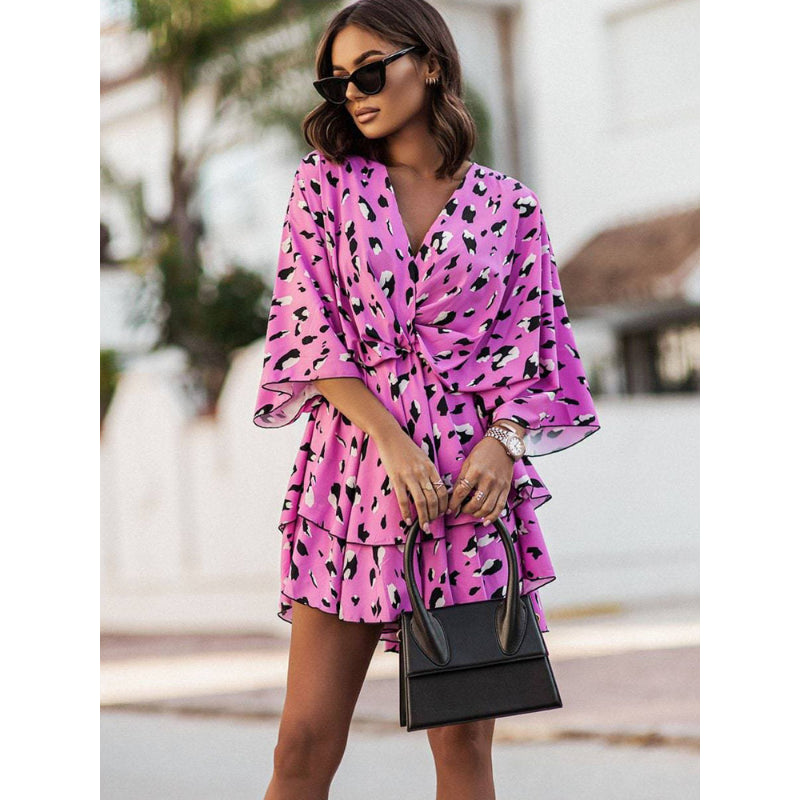 Valeria - Böhmisches Blumen-Minikleid