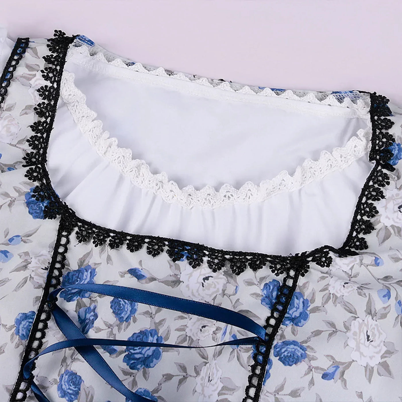 Damen Blau Oktoberfest Dirndl Kleid