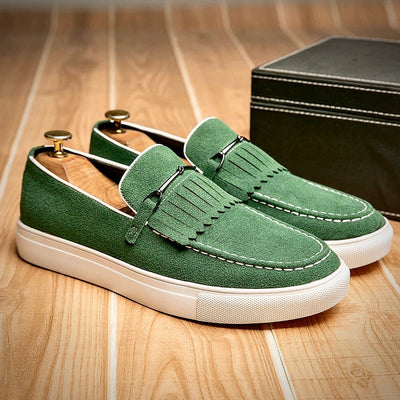 Elegante Herren Wildleder Loafer