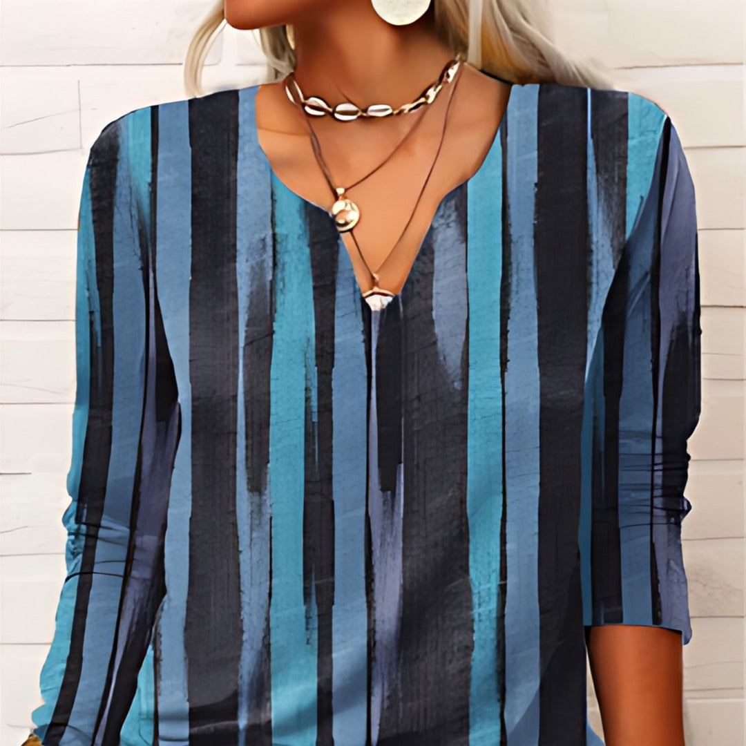 Christanin | Damen Bequeme Bluse | Jahrgang